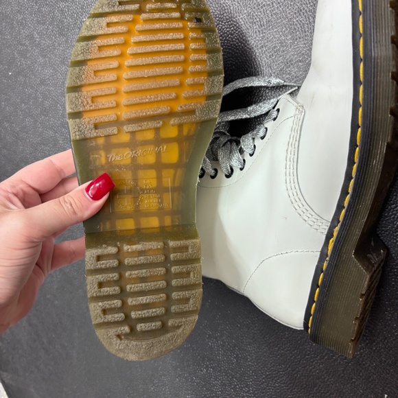 White Doc Marten Boots - Picture 5 of 7